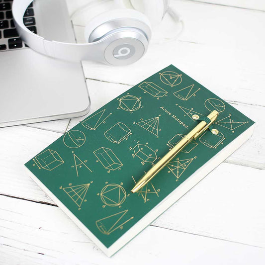 Green Acute Notepad