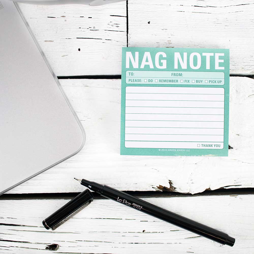 Sticky Note: Nag Note
