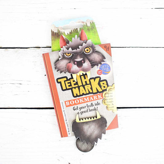 Teeth Marks Bookmark - Wolf