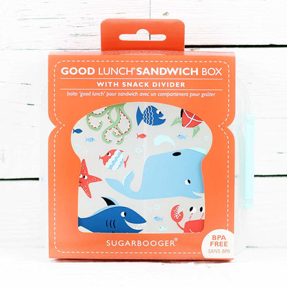 FINAL SALE  Good Lunch Sandwich Box Ocean