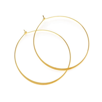 2" Classic Hoops - Gold