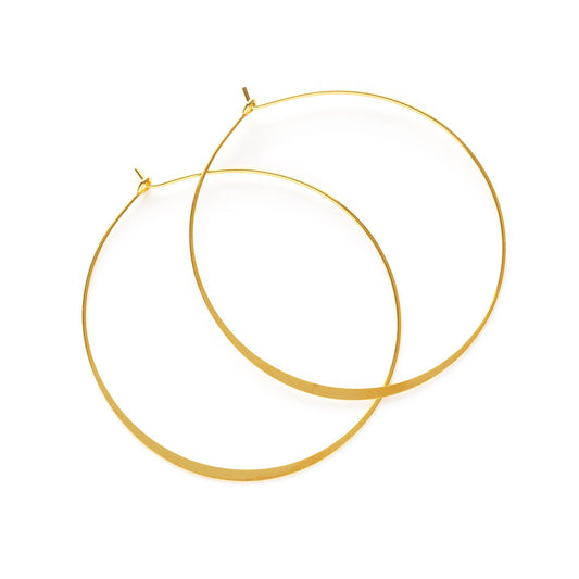 2" Classic Hoops - Gold