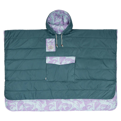Reversible Poncho - Acid Wash
