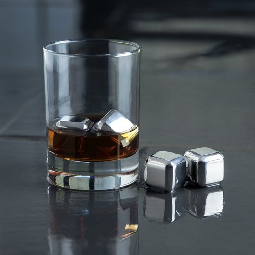 Glacier Rocks: Small Stainless Steel Cubes