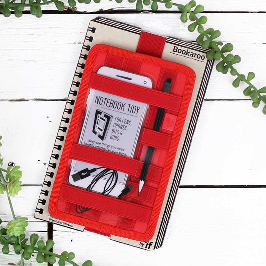 Bookaroo Notebook Tidy - Red