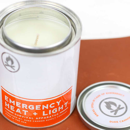 Emergency Heat + Light Candle