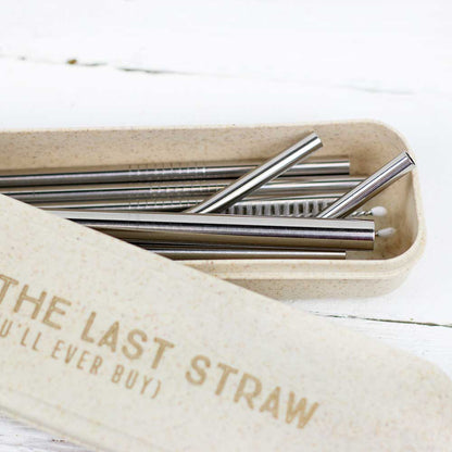 Stainless Steel Straw Set - This Is The Last Straw