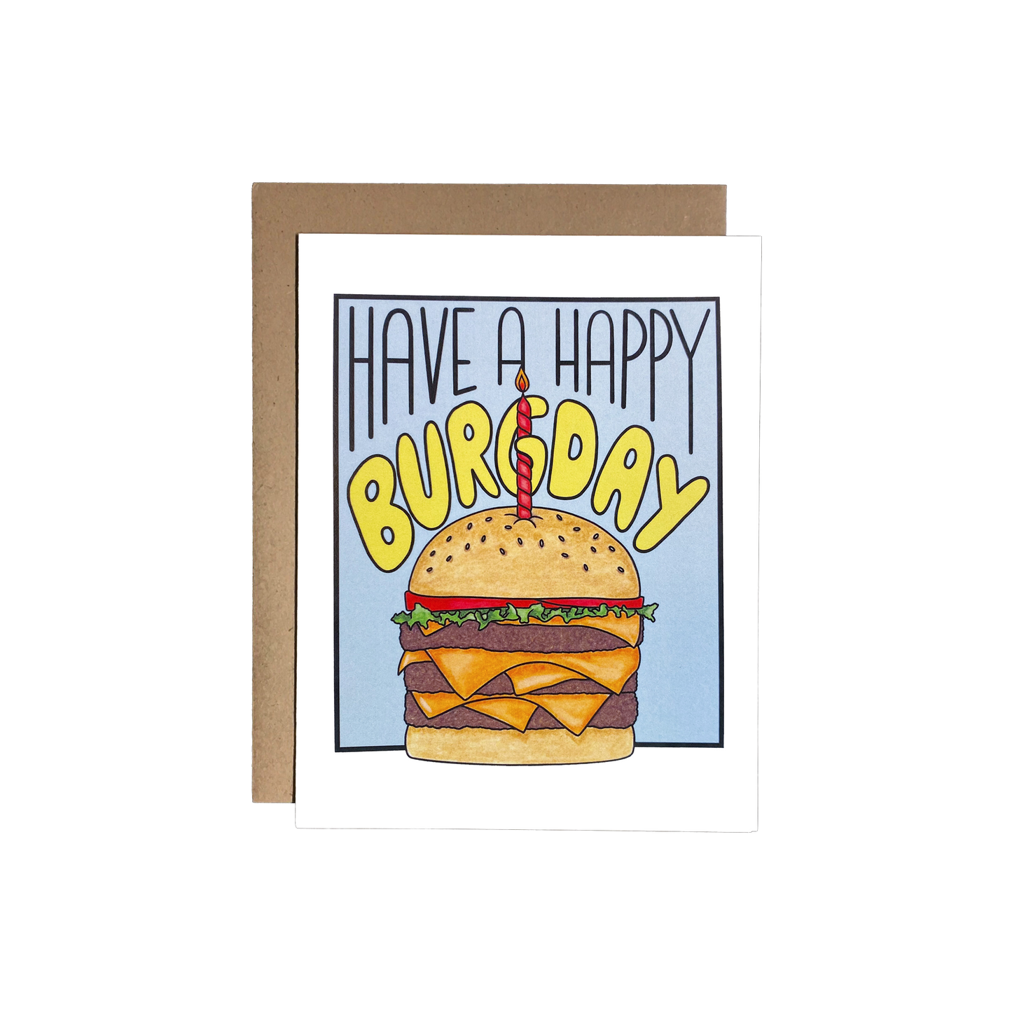 Birthday Burger Card