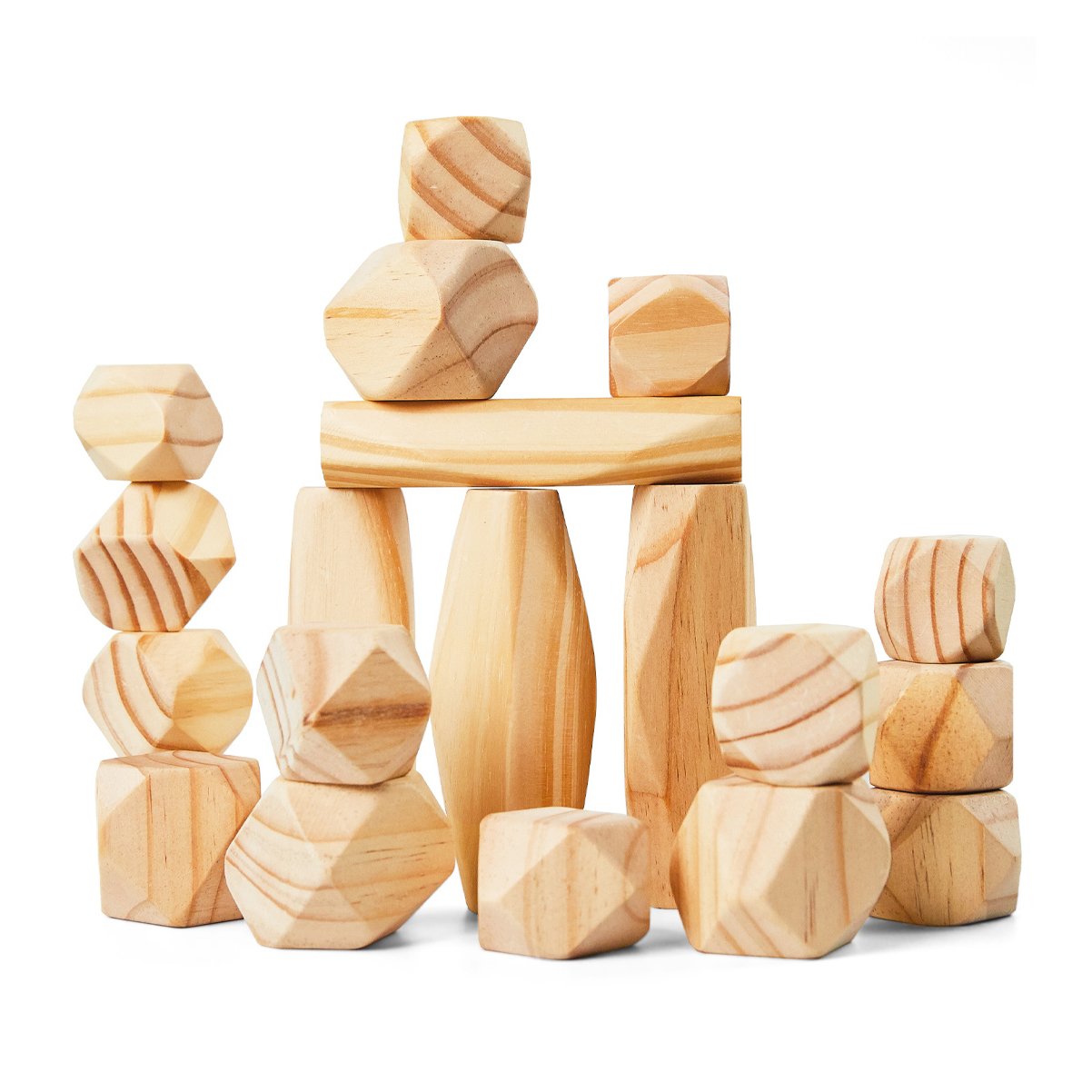 Wooden Balancing Stones