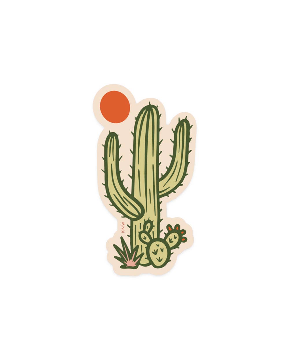 Sunny Saguaro Sticker
