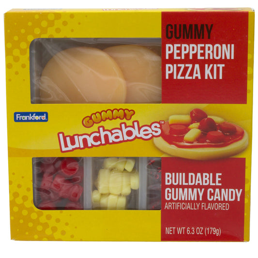 Gummy Lunchables Pizza Box