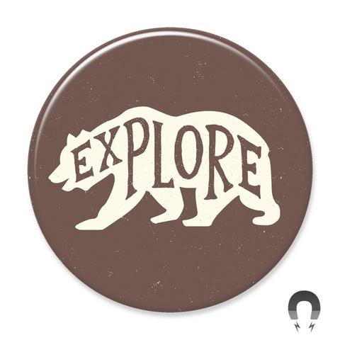 Explore Bear Magnet