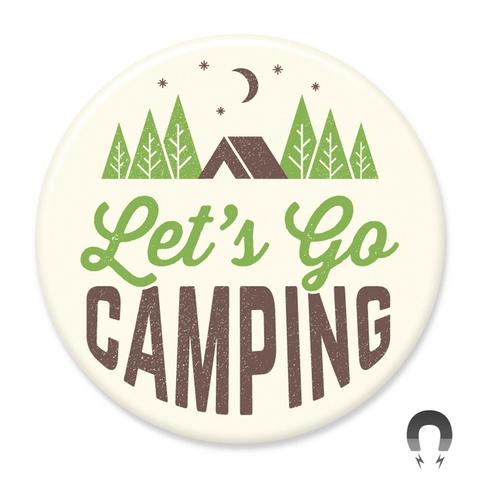 Let's Go Camping Magnet