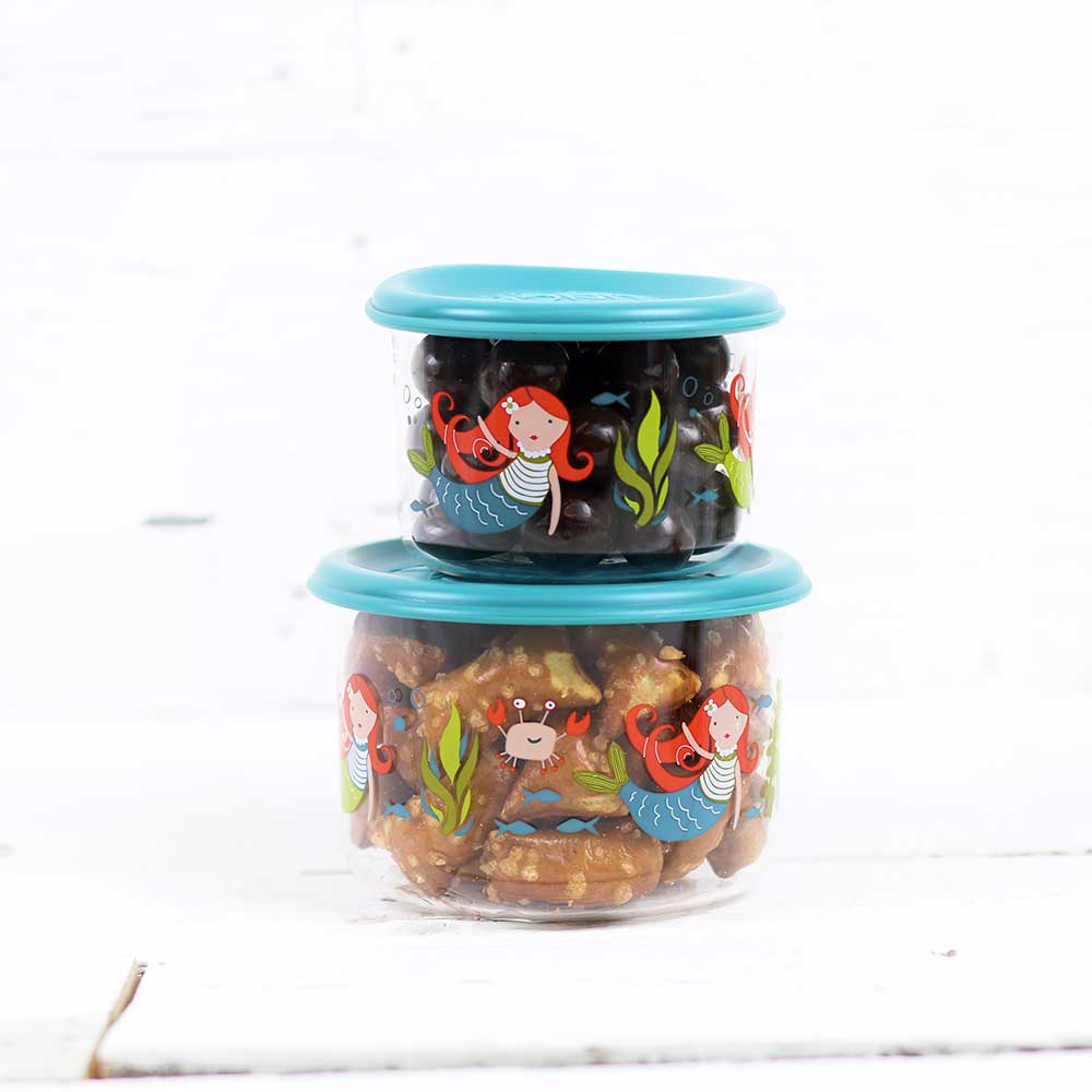FINAL SALE Good Lunch Containers Small Mermaid