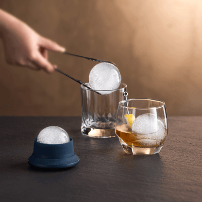 Sphere Set of 3 - Silicone Ice Ball Mold - Blue