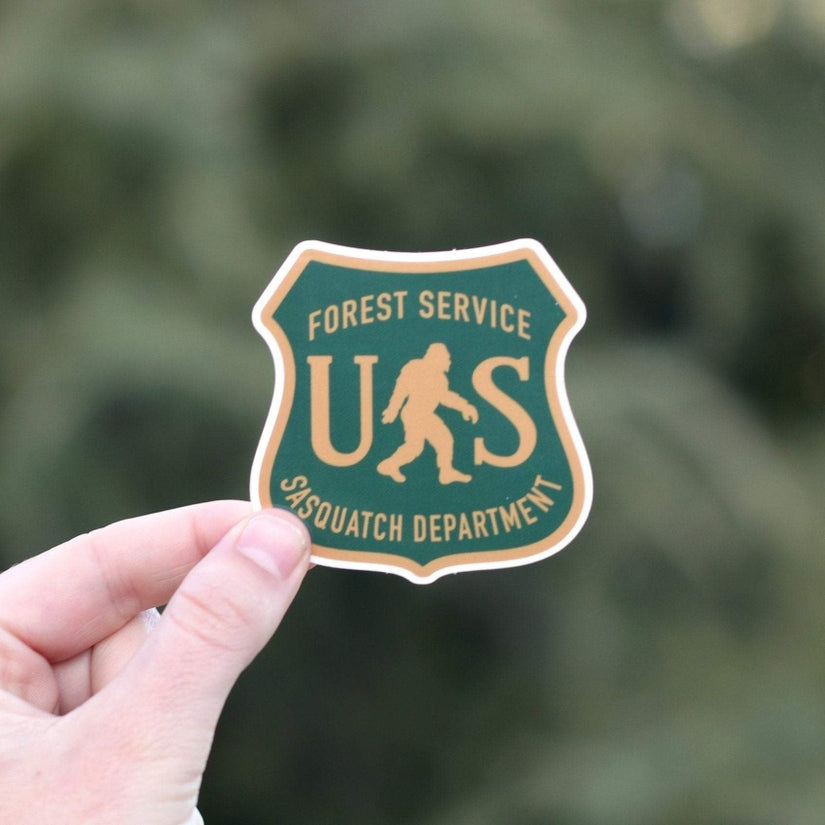 US Forest Service Sticker - Sasquatch Department