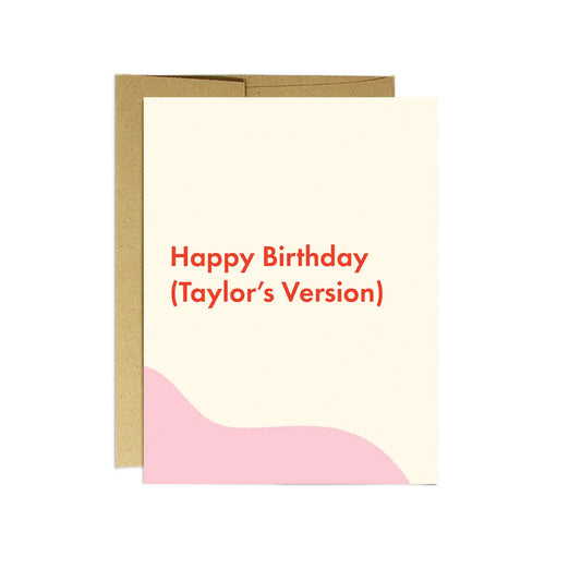 Birthday (Taylor's Version) Card
