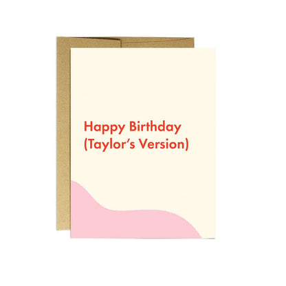 Birthday (Taylor's Version) Card