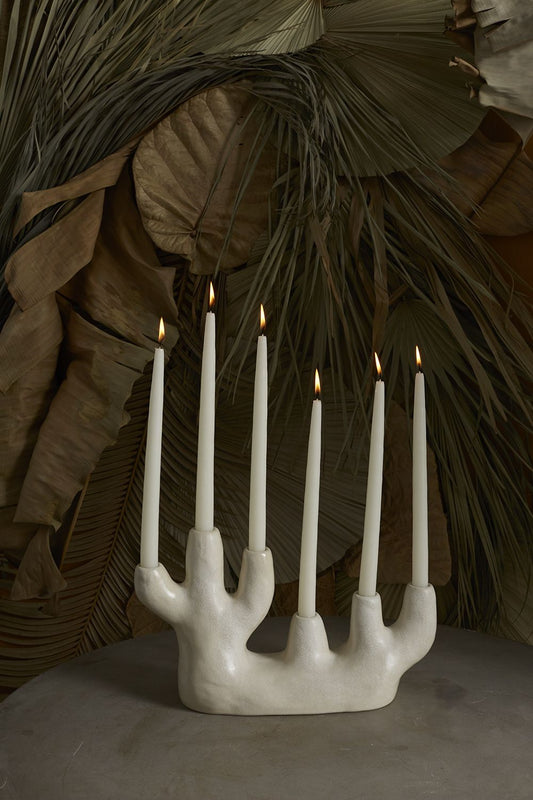 Taurus Candleholder 15"x 4.75"x 8.75"