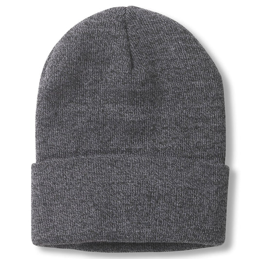 Blank Terrain Knit Beanie - Heather Black