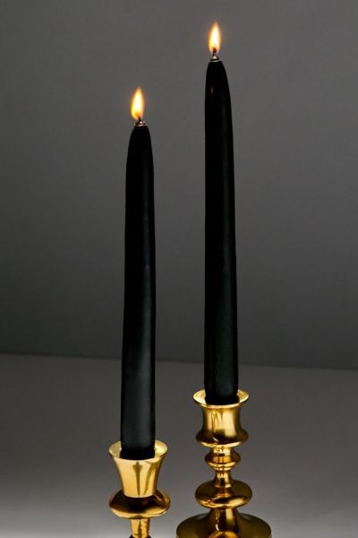 Taper Candles - 10" Ebony