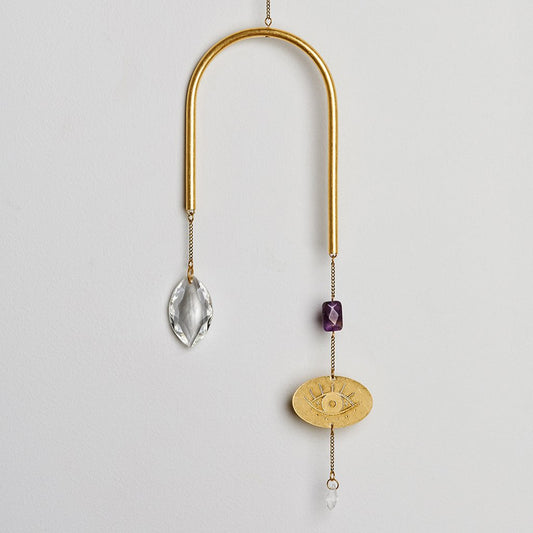 Suncatcher - Evil Eye/Amethyst