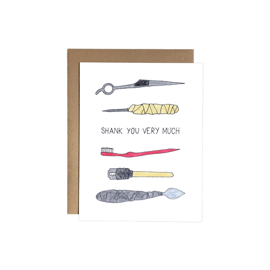 Thank You Shank You Very Much Card