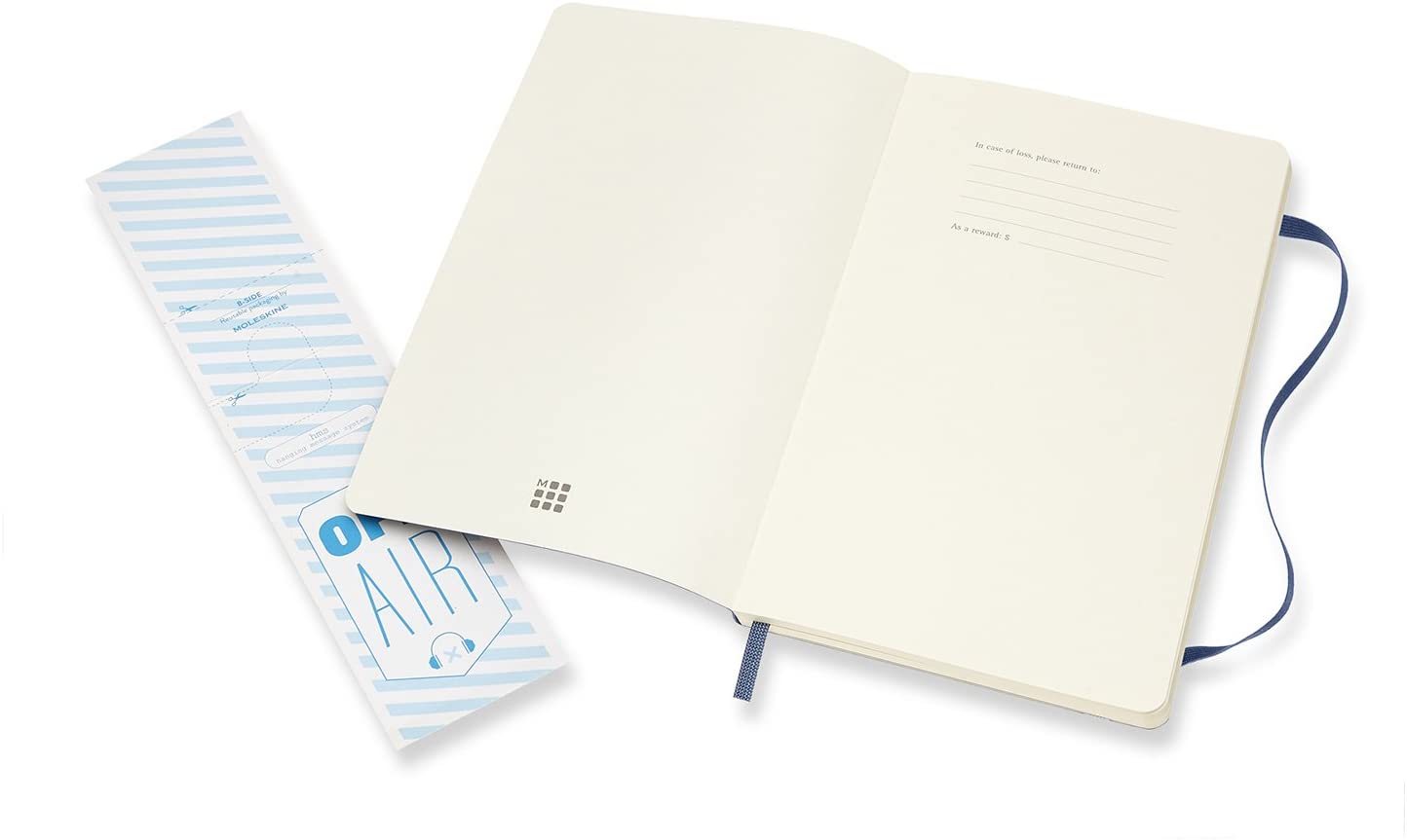 Classic Plain Large Notebook - Sapphire Blue