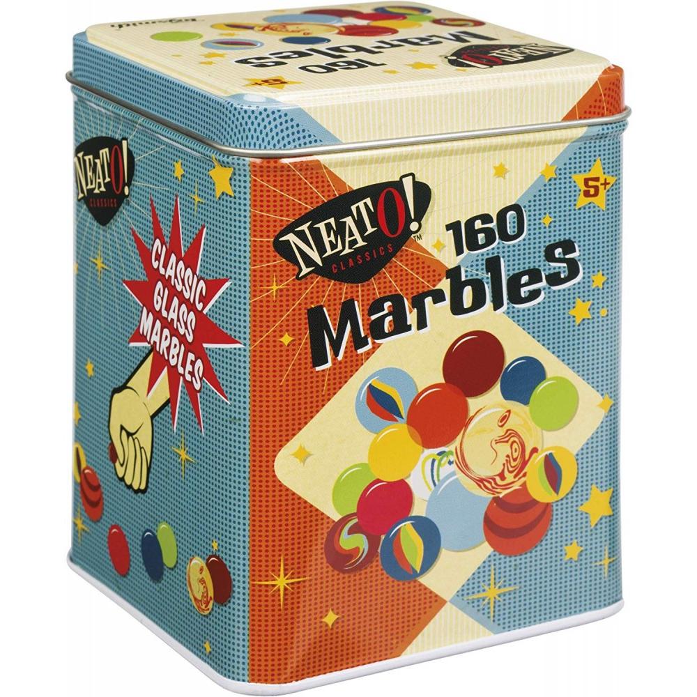 Marbles in Tin Box