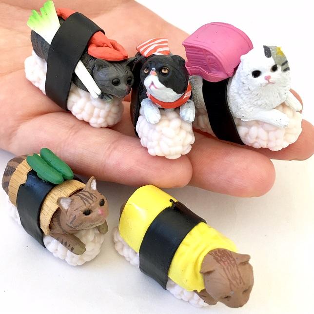 Sushi Cat Figurines