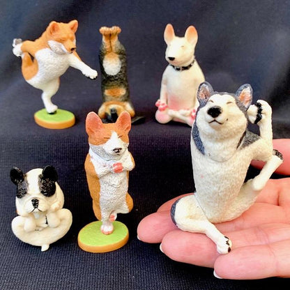 Yoga Dog Figurines
