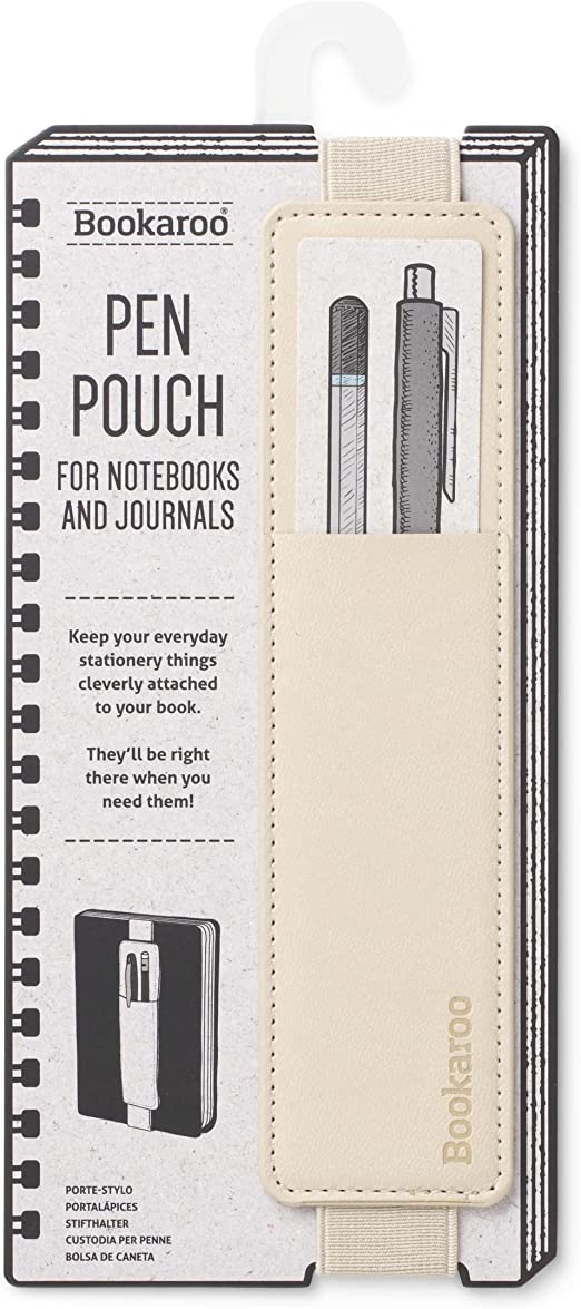 Bookaroo Pen Pouch - Cream