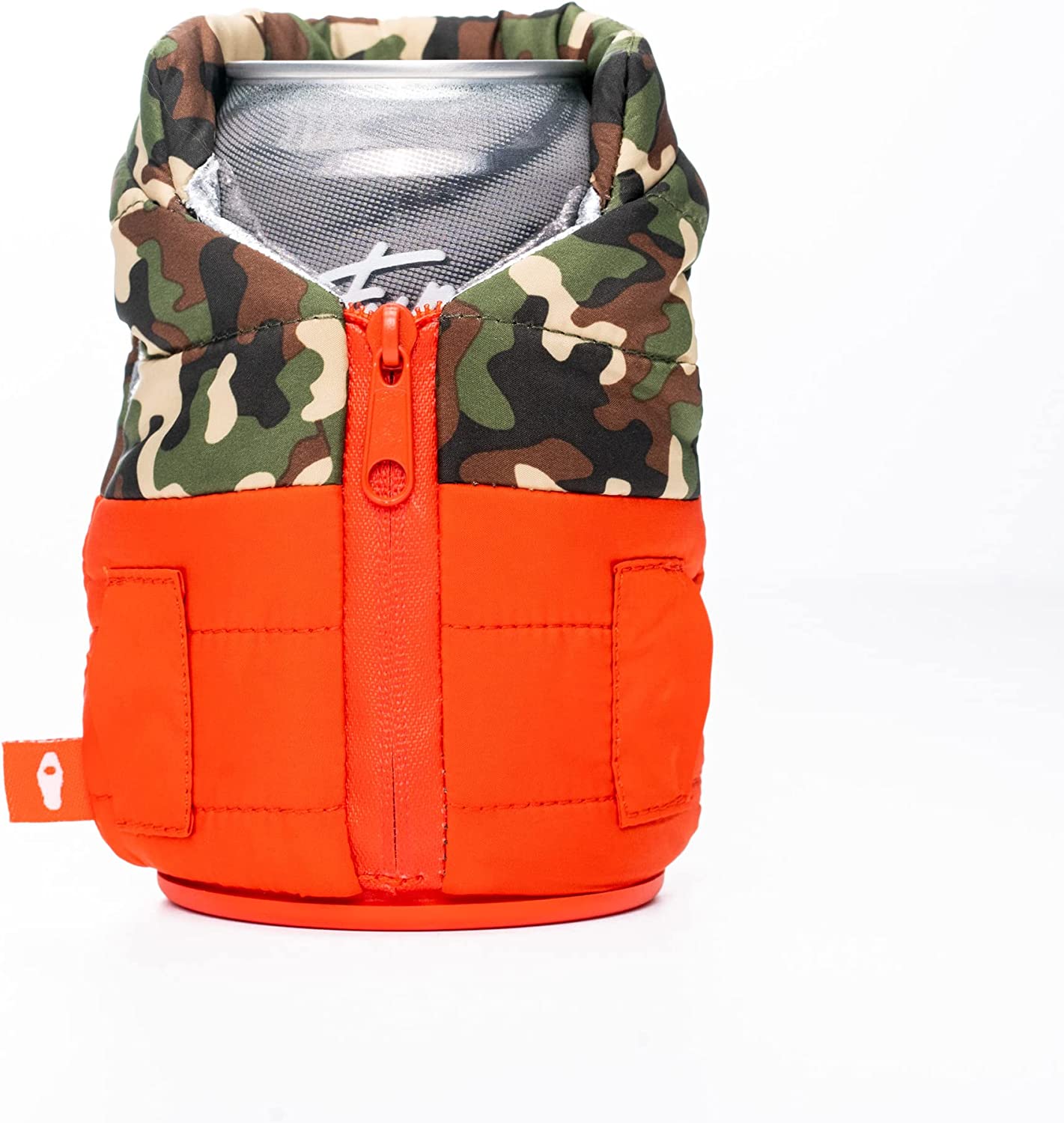The Puffy Vest - Puffin Red/Woodsy Camo