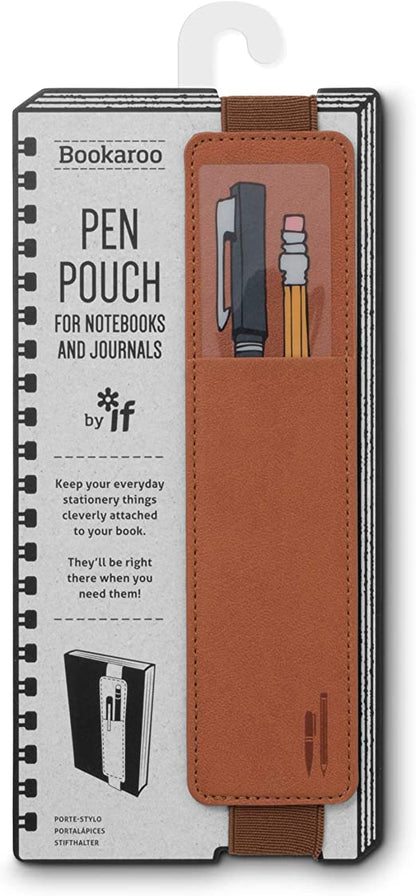 Bookaroo Pen Pouch - Brown