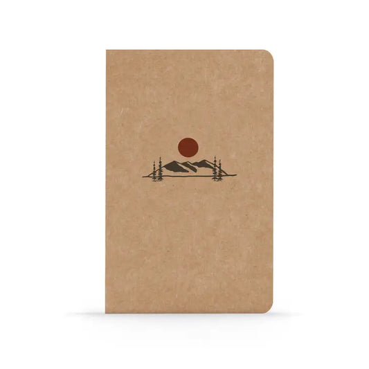 Mountain Sunrise Kraft Layflat Notebook