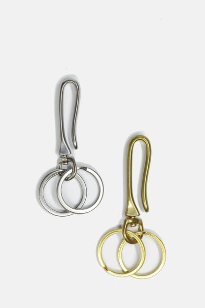 Swivel Hook Keychain - Brass