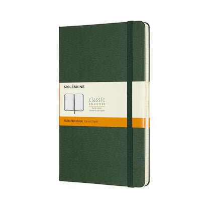 Classic Large Ruled Hard Cover Journal - Myrtle Green