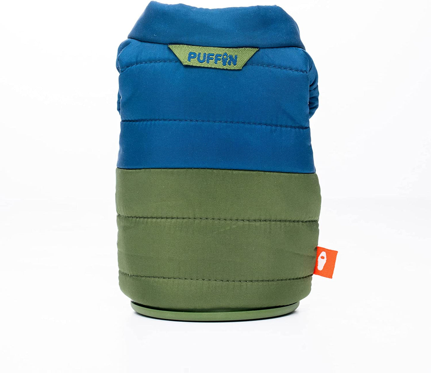 The Puffy Vest - Olive Green/Sailor Blue
