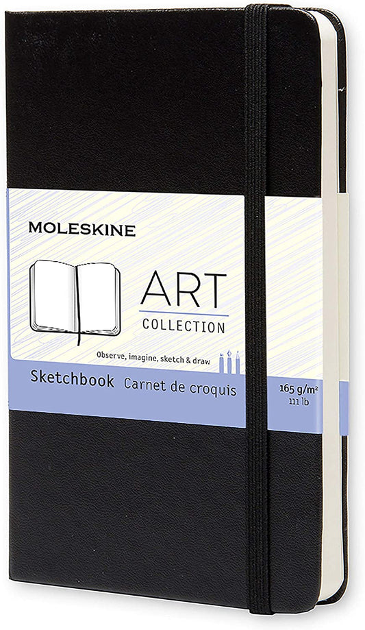 Sketchbook Pocket Plain Hard Cover - Black