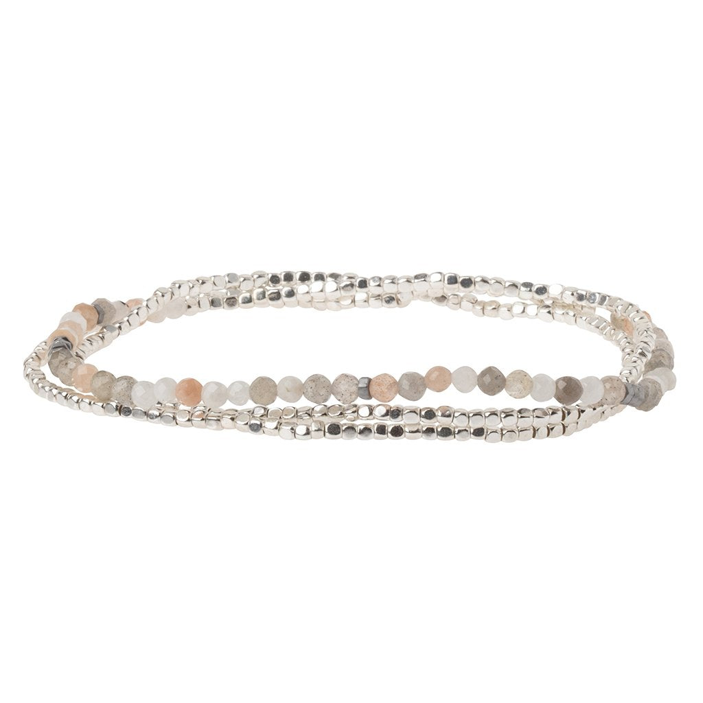 Delicate Stone Moonstone Stone of Balance Bracelet/Necklace