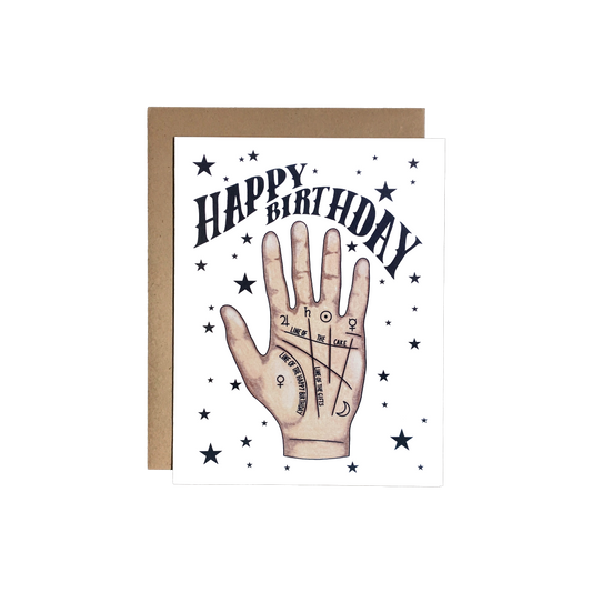 Birthday Palm Reading Card