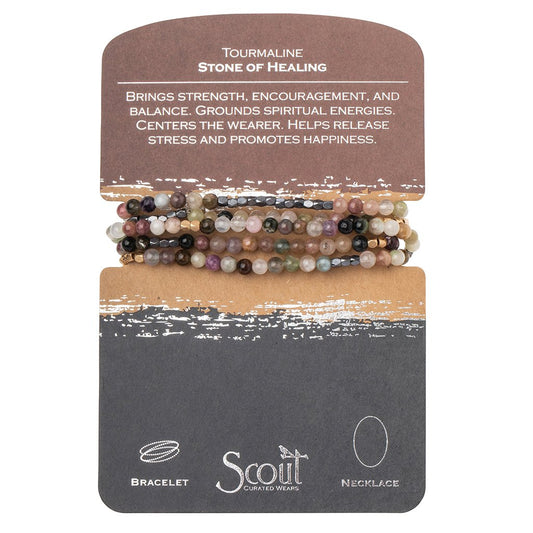 Tourmaline Stone of Healing  Bracelet/Necklace