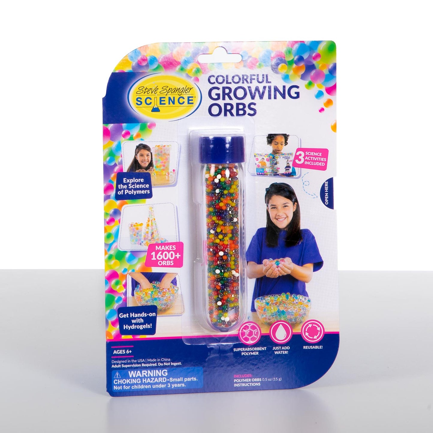 Colorful Growing Orbs Test Tube