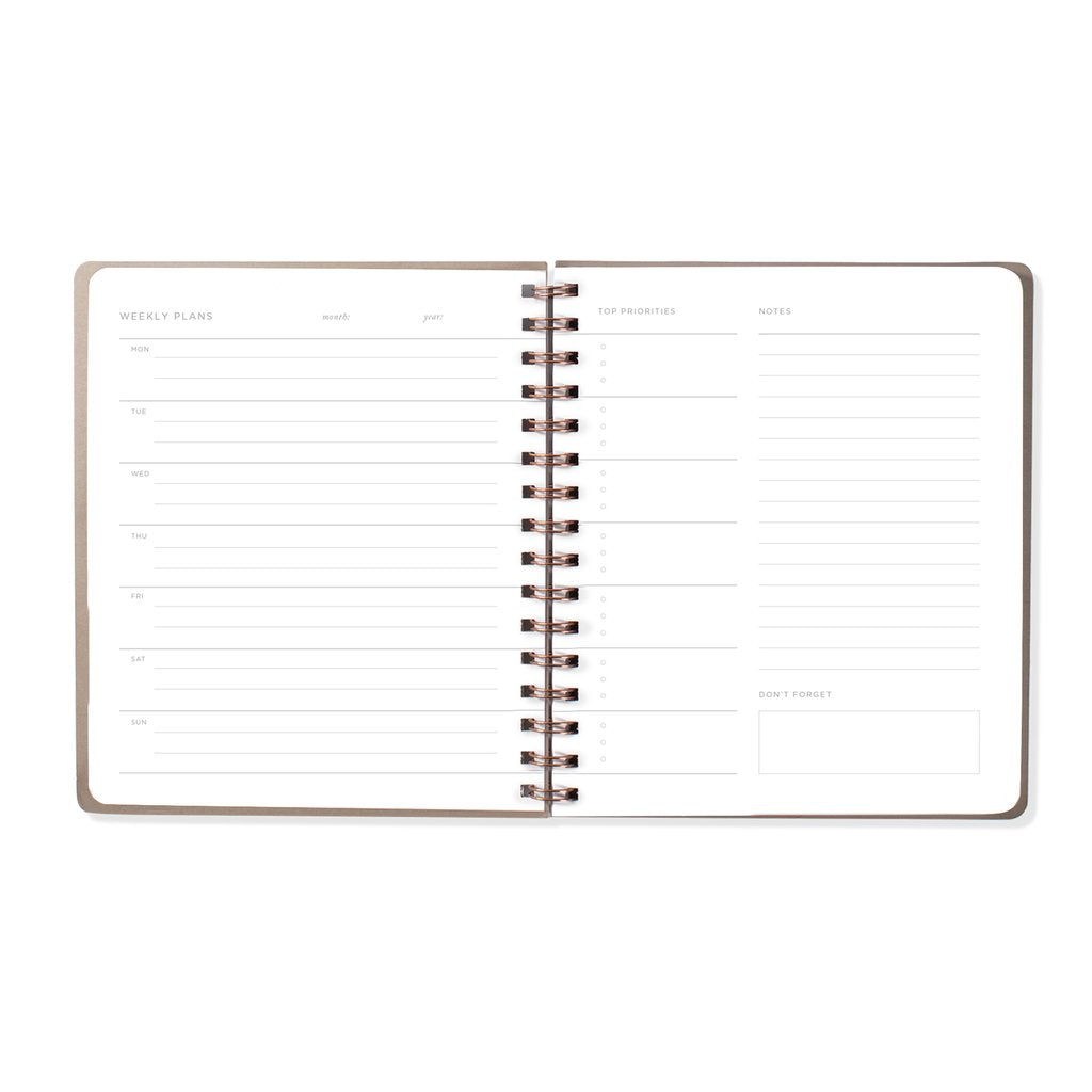 Weekly Plans Non-Dated Weekly Planner