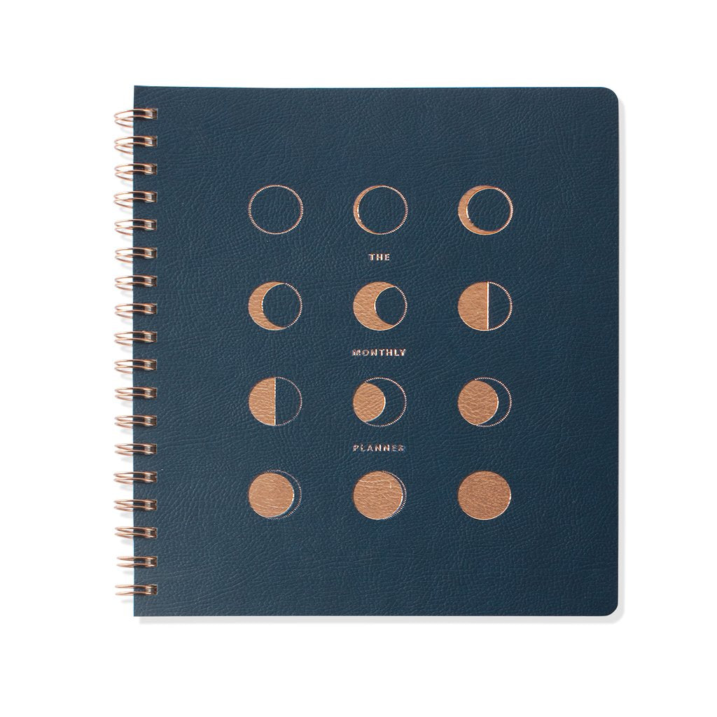 Moon Phases Non-Dated Monthly Planner