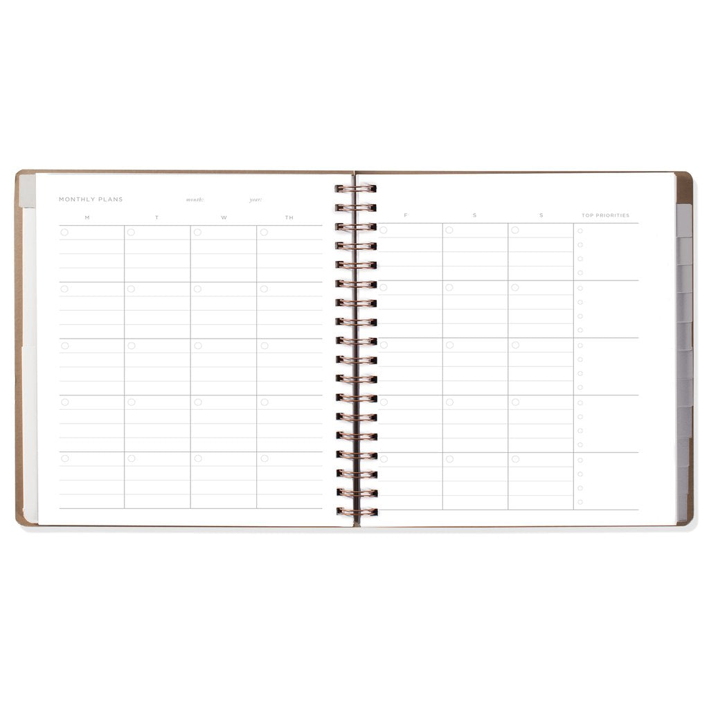 Moon Phases Non-Dated Monthly Planner
