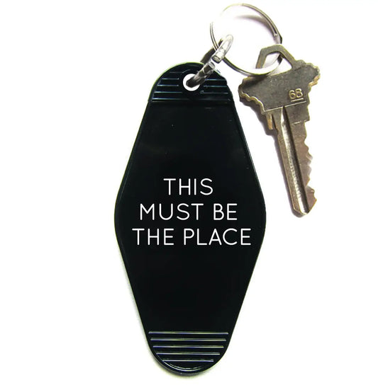 Key Tag - This Must Be The Place (Black)
