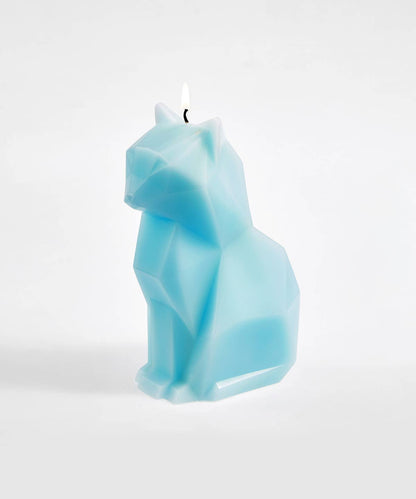 PyroPet Kisa Candle - Light Blue (Scented)