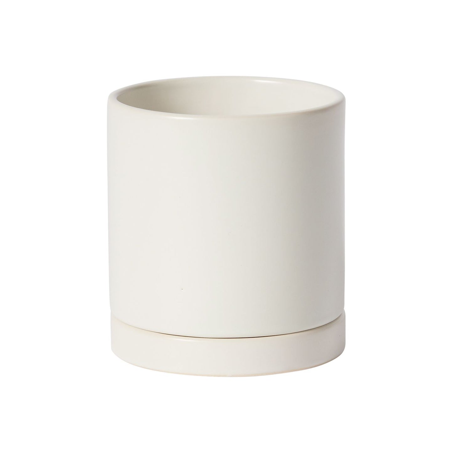 White Romey Pot 4.25"x 4.75"