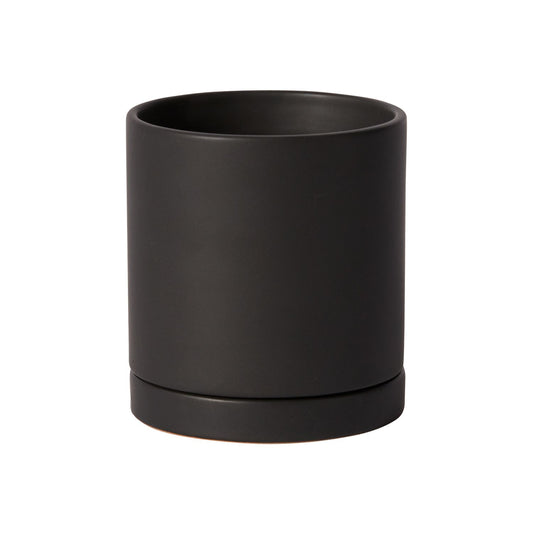 Black Romey Pot 4.25"x 4.75"